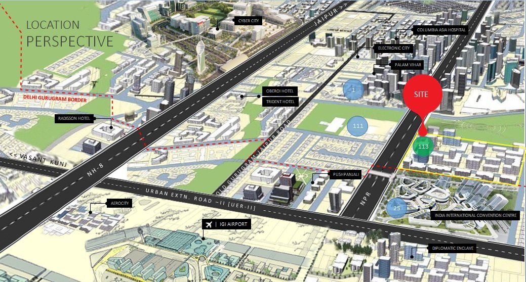 M3M Capital 113 Dwarka Expressway Gurgaon site plan